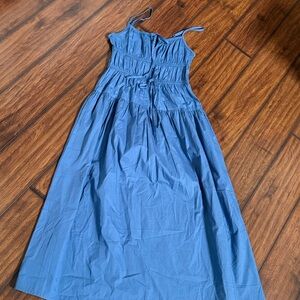 Elegant Blue Maxi Dress